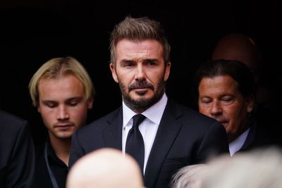 David Beckham among mourners at Sven-Goran Eriksson’s funeral in Sweden