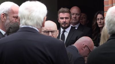 Sven-Goran Eriksson funeral: Partner of ex-England manager sheds tears at funeral