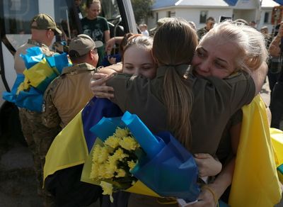 'Tell Everyone I'm Home': Ukrainian Prisoners Rejoice At Rare Swap