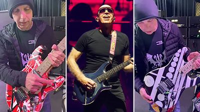 “It must have taken two weeks of tweaking to wrestle that thing to the point where it would stay in tune”: Joe Satriani called on Eddie Van Halen’s techs to figure out how to make his Frankenstein playable