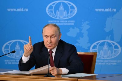 Putin Says U.S., NATO Would Be 'At War' With Russia If Ukraine Given OK To Use Long-Range Weapons