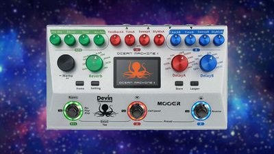 “Higher quality delay and reverb algorithms, and augmented looping engineered to withstand the rigors of touring”: Mooer has seriously upgraded Devin Townsend’s wild signature Ocean Machine pedal – with an expanded looper and superior ambient tones