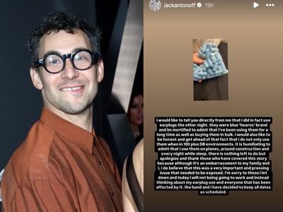 Jack Antonoff hilariously addresses backlash for using earplugs during Katy Perry’s VMAs performance