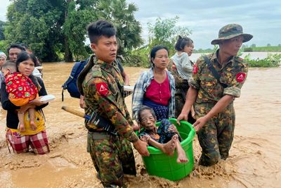 Myanmar Junta Makes Rare Request For Foreign Aid To Cope With Deadly Floods