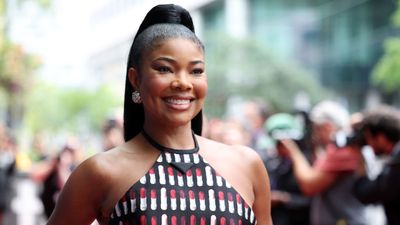 Gabrielle Union's living room shelving is sleek and sophisticated – it's one of the best styling methods I've seen