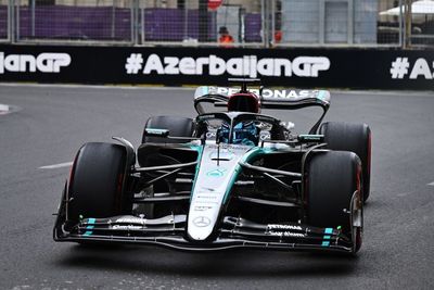 F1 Azerbaijan GP: Russell shades Leclerc in FP3 as Bearman crashes