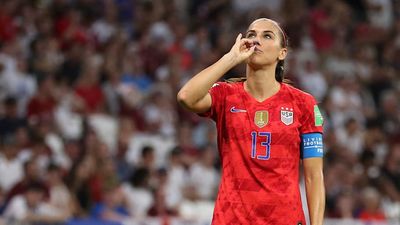 Alex Morgan’s Tea Sip Celebration Embodies Her USWNT Legacy