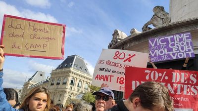 Rallies across France in support of woman who was drugged, raped