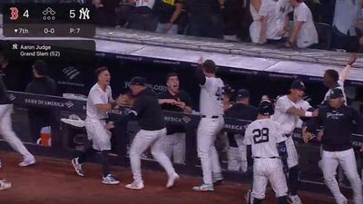 Aaron Judge Sent Yankees Crowd, Teammates Into Frenzy With Go-Ahead Grand Slam