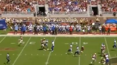 Florida State Players Bump Into Each Other, Causing Muffed Punt in Disastrous Play