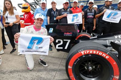 Kirkwood rocks to IndyCar pole in Music City; Palou struggles