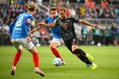 Harry Kane nets his first hat-trick of the season as Bayern hammer Holstein Kiel