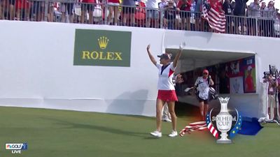 Lexi Thompson Receives Electric Ovation as She Plays in Her Final Solheim Cup