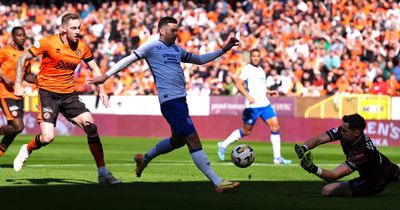 Dundee United manager bemoans players' failure to put in cynical foul on Rangers man