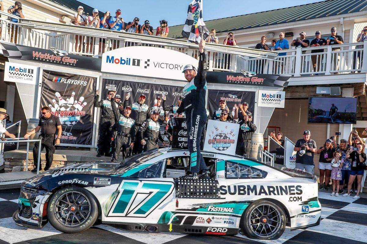 Buescher beats SVG in epic showdown to win NASCAR Cup…