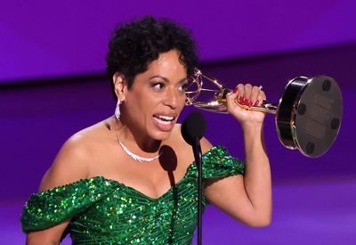 Liza Colón-Zayas makes history as the first Latina to win an Emmy in comedy