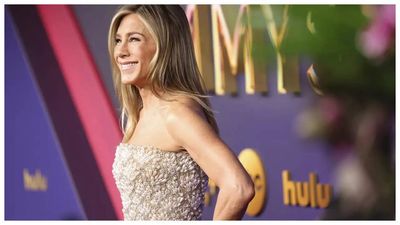 Jennifer Aniston brings signature glam to Emmy 2024 red carpet in a dazzling champagne gown