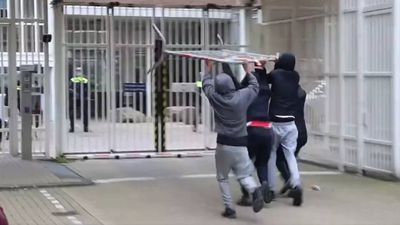 Ajax fans riot in Amsterdam over postponement of matches amid police strikes - Watch