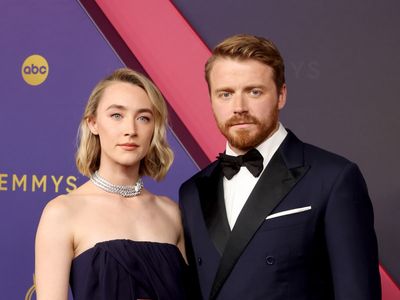 Saoirse Ronan and husband Jack Lowden make red carpet debut as a married couple