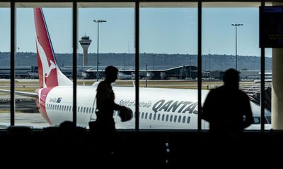 Perth airport runway undergoes emergency repairs after Qantas plane takeoff