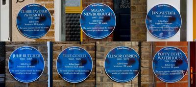 ‘Killed here’ plaques unveiled in campaign for tougher sentences for domestic homicides