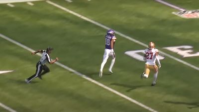 NFL Official Shows Off Speed and Agility Running Down Justin Jefferson on 97-Yard TD