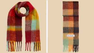 I'm buying this super cosy M&S scarf - it's the vibrant autumn accessory every wardrobe deserves and it's just like an Acne Studios design