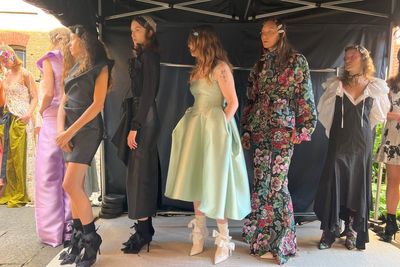 Marques’Almeida makes elegance ‘cool’ with edgy florals at London Fashion Week