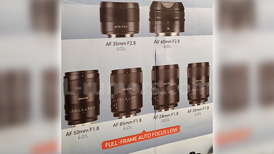 Leaked image reveals four new 7Artisans autofocus lenses