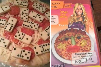 “Pizzas With Threatening Auras”: 77 Pics From The Page With The Most Cursed Images Of Pizzas