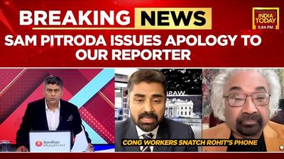 Pitroda apologises to India Today reporter for ‘assault’ by Cong workers amid Rahul’s US visit