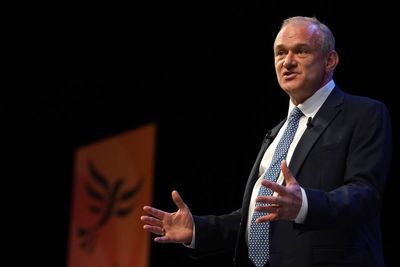 Ed Davey calls for taskforce to ‘winterproof the NHS’ in conference closing speech