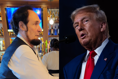 Photo of Lincoln impersonator watching news of Trump assassination attempt in airport bar goes viral: 'Surreal'