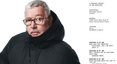 Philippe Starck on his new Stone Island campaign, and what makes good design