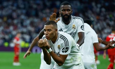 Mbappé and Rüdiger on target as Real Madrid scrap to late win over Stuttgart