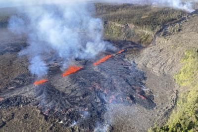 Kilauea Volcano Erupts In Hawaii National Park