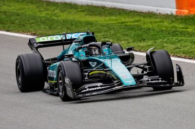 F1’s new 2026 smaller tires get first run on Aston Martin mule car