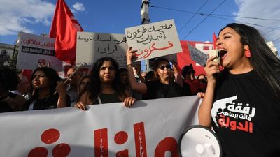 Tunisia’s presidential campaign continues amid protests over restricted freedoms