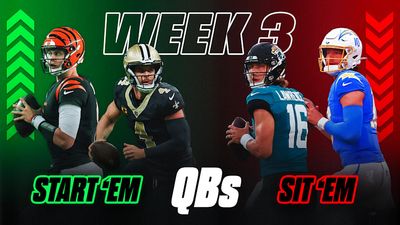 Quarterback Start 'Em, Sit 'Em Picks For Fantasy Football Week 3