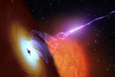 Black hole "starving" galaxy to death