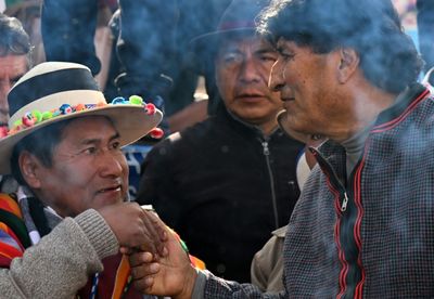 Bolivian ex-leader Morales, backers set out on weeklong protest march