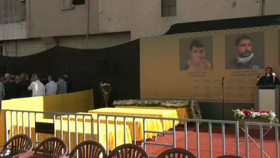 Watch: Hezbollah holds funeral for four killed in Lebanon pager explosions as walkie-talkies targeted