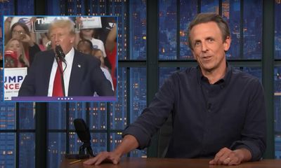 Seth Meyers to Trump: ‘How hard is it to denounce bomb threats against schools?’