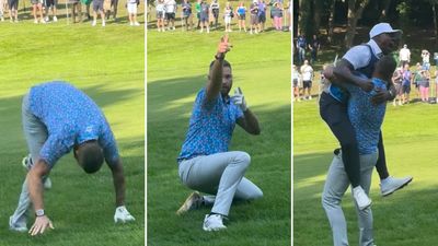 Watch Former World Champion Boxer Tony Bellew’s Epic Celebration After Albatross In BMW PGA Pro-Am