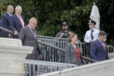 Bipartisan Ceremony Marks Start Of Inauguration Platform Construction