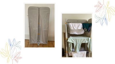 Joseph Joseph's clothes airer has everything you need - it's chic, discreet, and petite