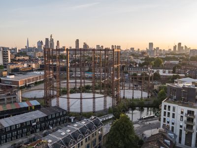 East London's disused gasholders are being reinvented