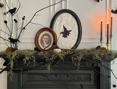 Halloween Mantel Ideas — 10 Spooky-Themed Looks That Bring Ghoulish Glamor to Your Fireplace