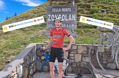 'It was a nice break' - Cycling sensation 'on holiday' breaks Zoncolan, Stelvio and Giau Strava records