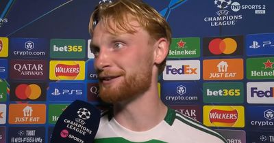 Celtic's Champions League star man in 'straight up on the mantelpiece' quip